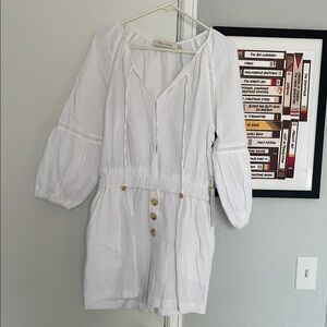 bishop + young white romper